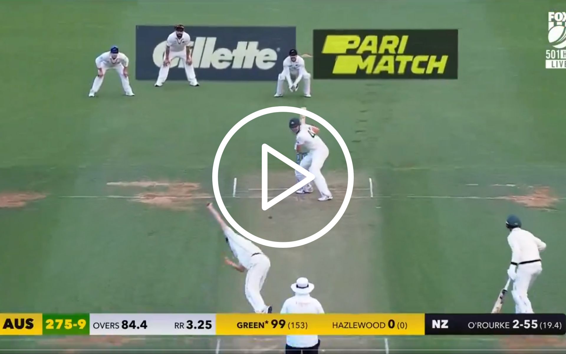 [Watch] Cameron Green Bludgeons Fighting Century Vs NZ On Day 1 Of Wellington Test